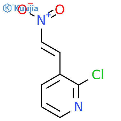 2-chloro-3-(2-nitroethenyl)pyridine structure