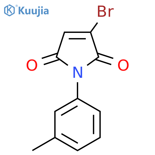 3-Bromo-1-(3-methylphenyl)-1H-pyrrole-2,5-dione structure
