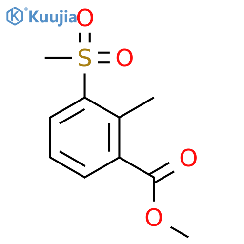 Methyl 2-Methyl-3-(methylsulfonyl)benzoate structure