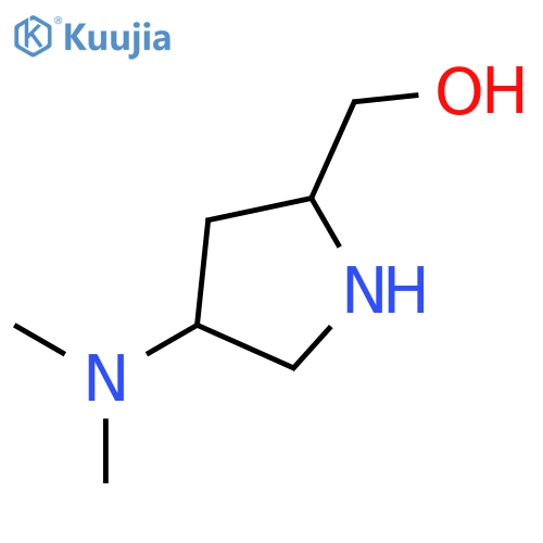 ((2S,4R)-4-(Dimethylamino)pyrrolidin-2-yl)methanol structure