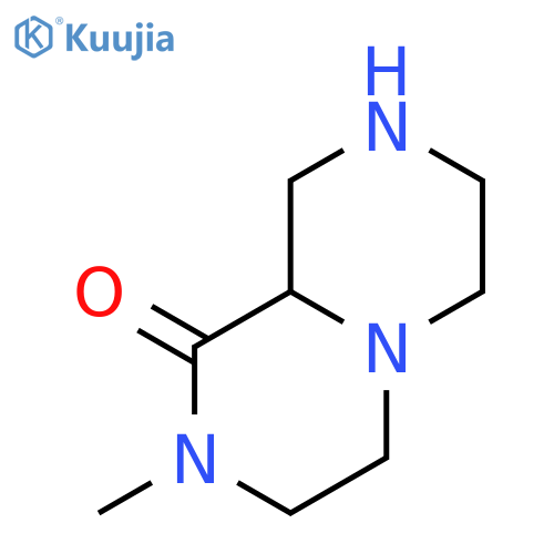 2-methylhexahydro-2H-pyrazino1,2-apyrazin-1(6H)-one structure