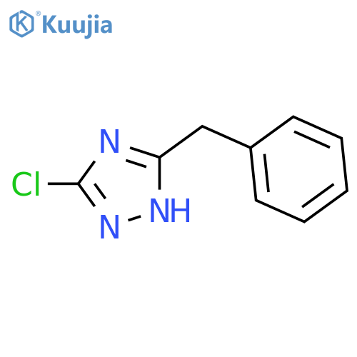 5-Benzyl-3-chloro-1H-1,2,4-triazole structure