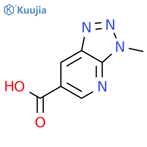 3-Methyl-3H-[1,2,3]triazolo[4,5-b]pyridine-6-carboxylic acid structure