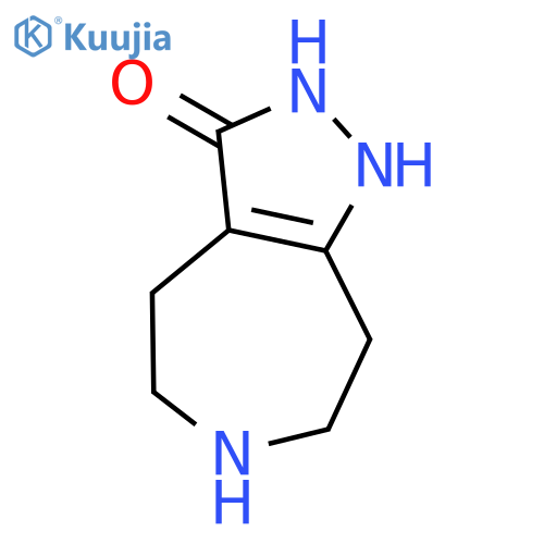 1H,4H,5H,6H,7H,8H-pyrazolo3,4-dazepin-3-ol structure
