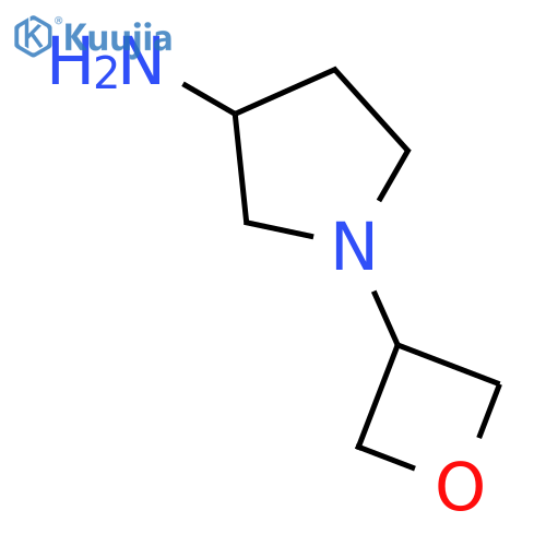 (3R)-1-(oxetan-3-yl)pyrrolidin-3-amine structure