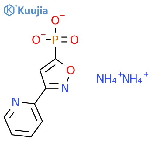 Phosphonic acid,[3-(2-pyridinyl)-5-isoxazolyl]-, diammonium salt (9CI) structure