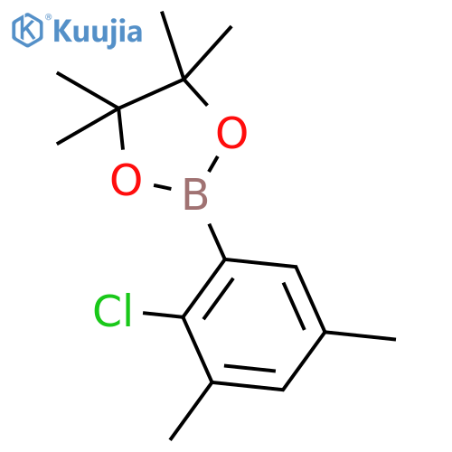 2-(2-Chloro-3,5-dimethylphenyl)-4,4,5,5-tetramethyl-1,3,2-dioxaborolane structure