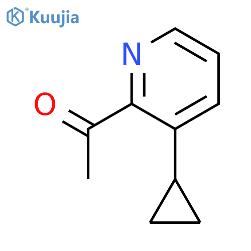 1-(3-Cyclopropylpyridin-2-yl)ethanone structure