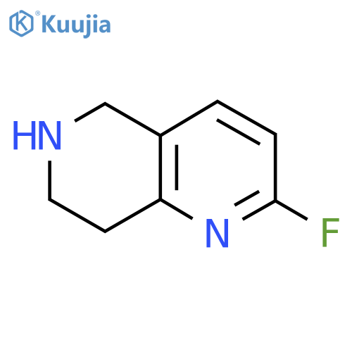 2-Fluoro-5,6,7,8-tetrahydro-1,6-naphthyridine structure