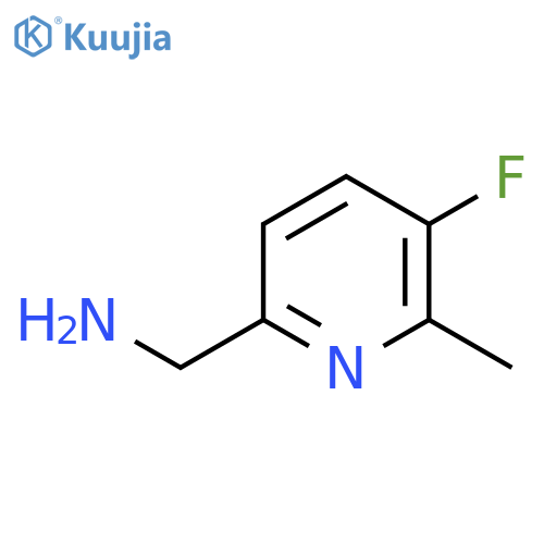 (5-Fluoro-6-methylpyridin-2-YL)methanamine structure