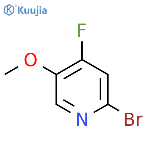 2-Bromo-4-fluoro-5-methoxypyridine structure