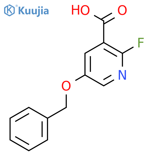 5-(Benzyloxy)-2-fluoronicotinic acid structure