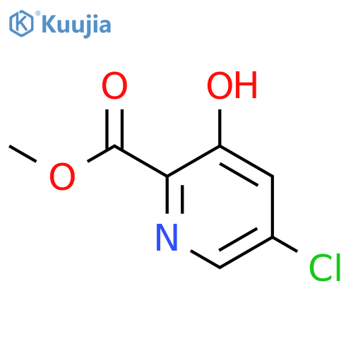 Methyl 5-chloro-3-hydroxypicolinate structure