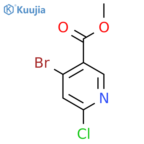 Methyl 4-bromo-6-chloronicotinate structure