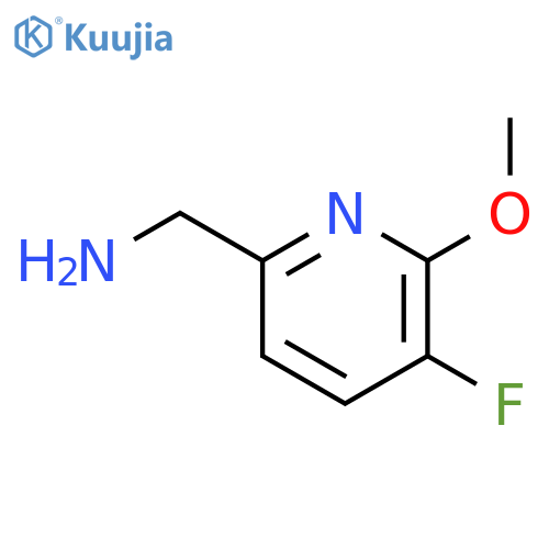 (5-fluoro-6-methoxypyridin-2-yl)methanamine structure