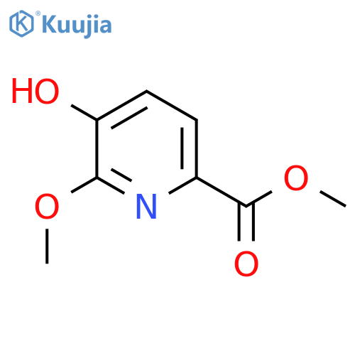 Methyl 5-hydroxy-6-methoxypicolinate structure