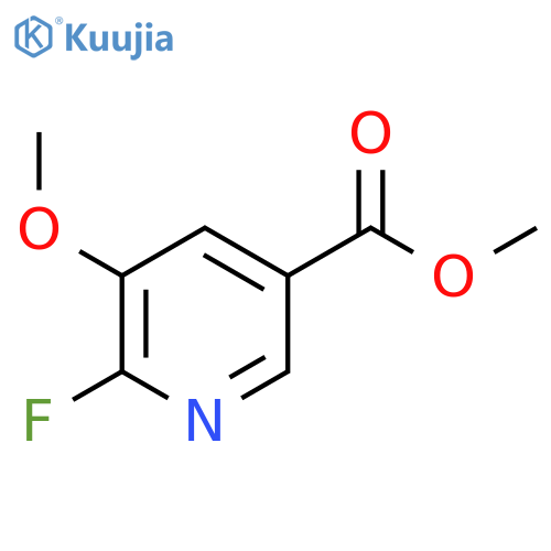 Methyl 6-fluoro-5-methoxynicotinate structure