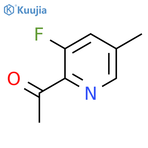 1-(3-Fluoro-5-methylpyridin-2-YL)ethanone structure