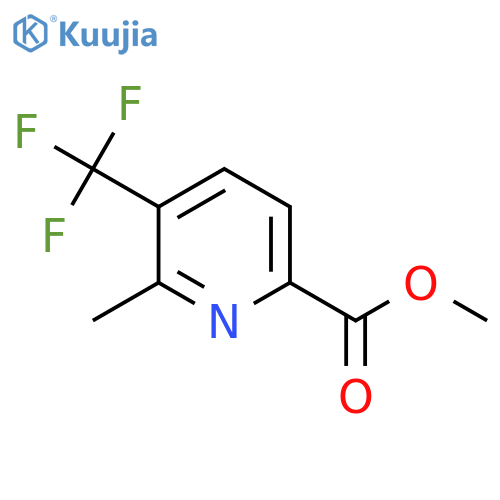 Methyl 6-methyl-5-(trifluoromethyl)picolinate structure