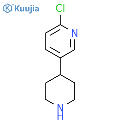 2-chloro-5-(piperidin-4-yl)pyridine structure