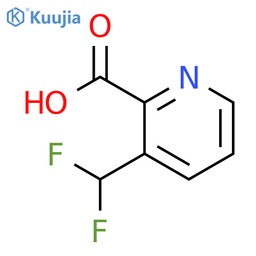3-(difluoromethyl)pyridine-2-carboxylic acid structure