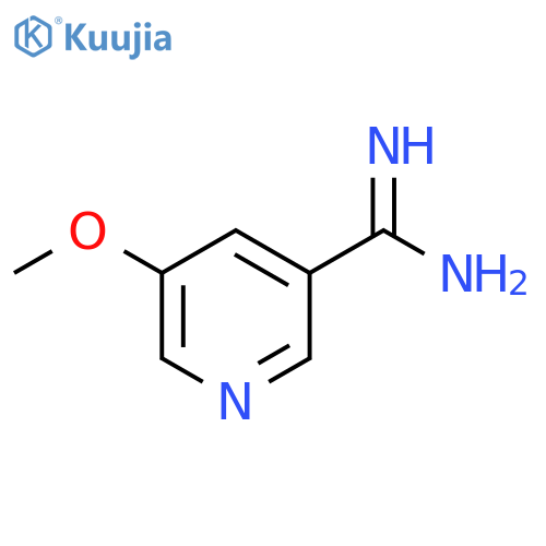 5-methoxypyridine-3-carboximidamide structure