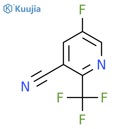 5-Fluoro-2-(trifluoromethyl)nicotinonitrile structure