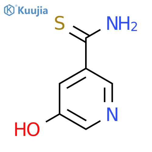 5-Hydroxypyridine-3-carbothioamide structure