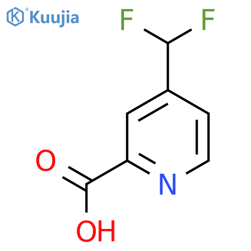 4-(DIFLUOROMETHYL)PYRIDINE-2-CARBOXYLIC ACID structure