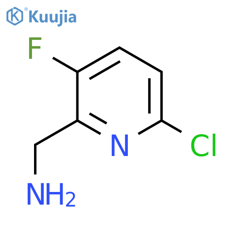 (6-Chloro-3-fluoropyridin-2-YL)methanamine structure