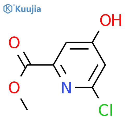 methyl 6-chloro-4-hydroxypyridine-2-carboxylate structure