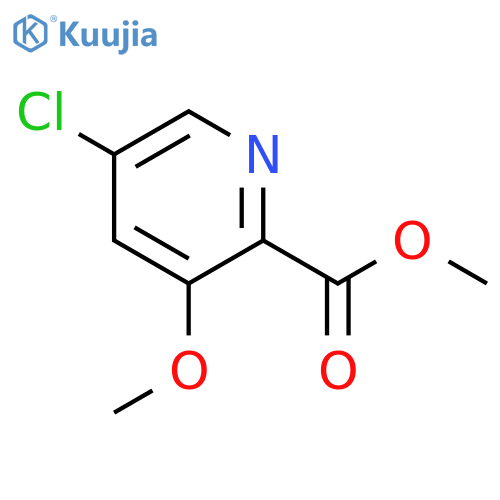 Methyl 5-chloro-3-methoxypicolinate structure