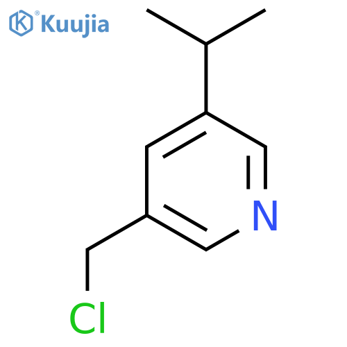 3-(Chloromethyl)-5-isopropylpyridine structure