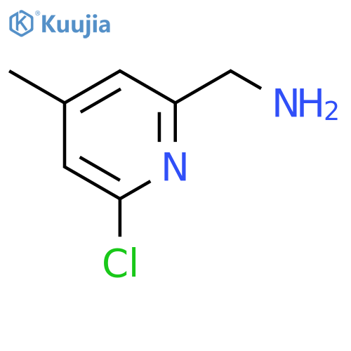 (6-Chloro-4-methylpyridin-2-yl)methanamine structure
