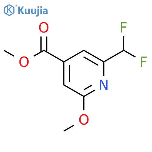 methyl 2-(difluoromethyl)-6-methoxypyridine-4-carboxylate structure