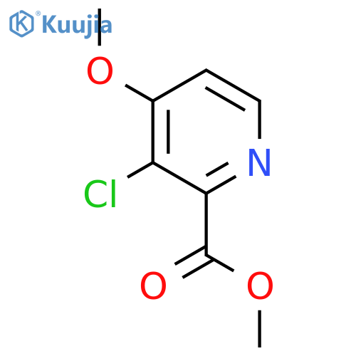 Methyl 3-chloro-4-methoxy-pyridine-2-carboxylate structure