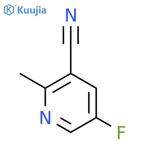 5-Fluoro-2-methylnicotinonitrile structure