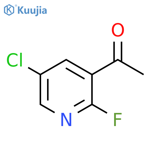 1-(5-chloro-2-fluoro-3-pyridyl)ethanone structure