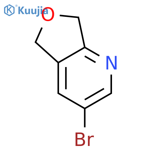 3-bromo-5H,7H-furo3,4-bpyridine structure