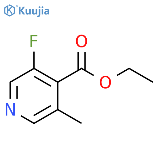 ethyl 3-fluoro-5-methylpyridine-4-carboxylate structure