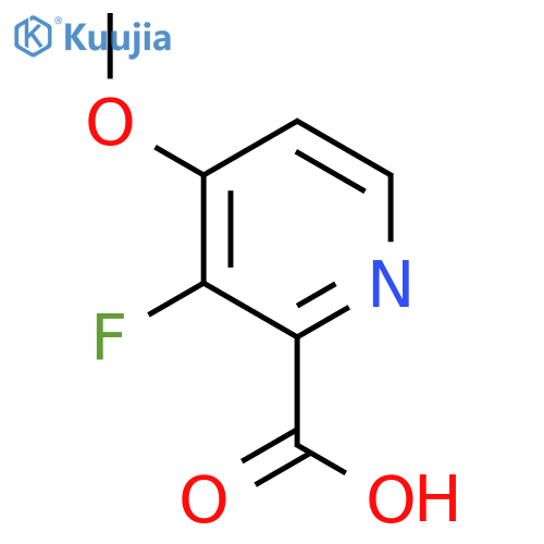 3-Fluoro-4-methoxypyridine-2-carboxylic acid structure