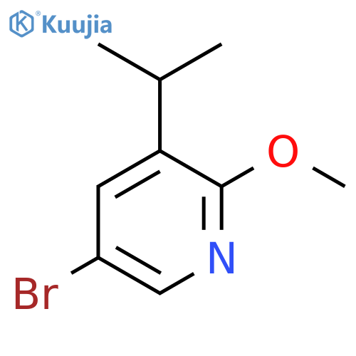 5-Bromo-3-isopropyl-2-methoxypyridine structure