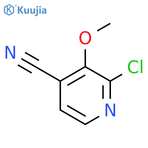 4-Pyridinecarbonitrile, 2-chloro-3-methoxy- structure