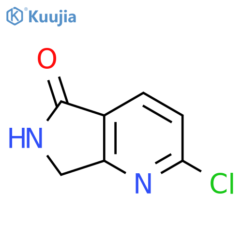 2-Chloro-6,7-Dihydro-5H-pyrrolo3,4-Bpyridin-5-one structure