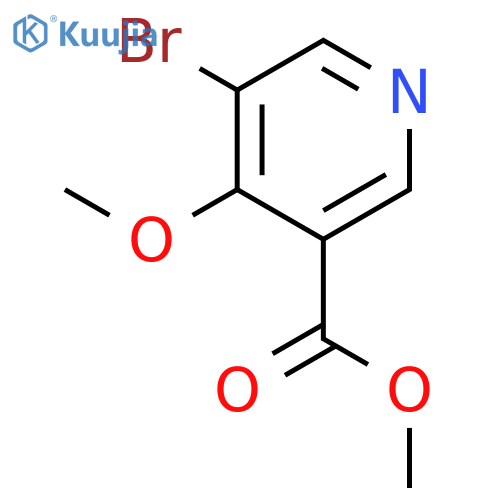 Methyl 5-bromo-4-methoxynicotinate structure