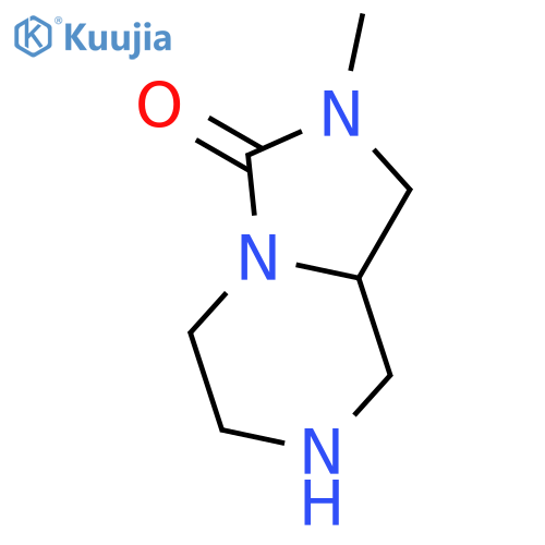 2-methyl-octahydroimidazo[1,5-a]pyrazin-3-one structure
