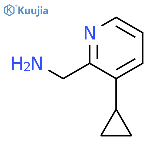 (3-Cyclopropylpyridin-2-yl)methanamine structure