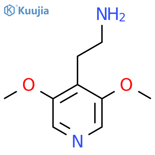 2-(3,5-dimethoxypyridin-4-yl)ethan-1-amine structure