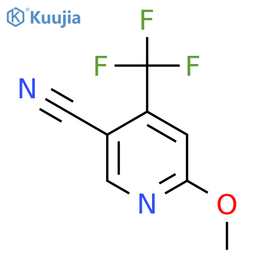 6-Methoxy-4-(trifluoromethyl)nicotinonitrile structure