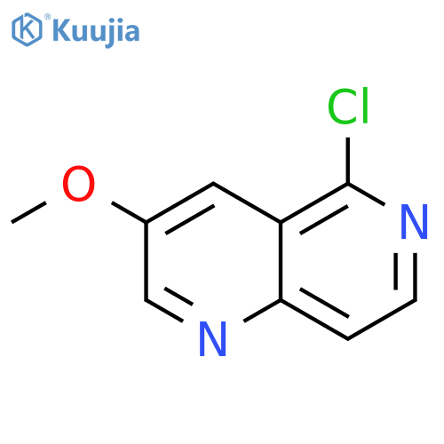 5-chloro-3-methoxy-1,6-naphthyridine structure